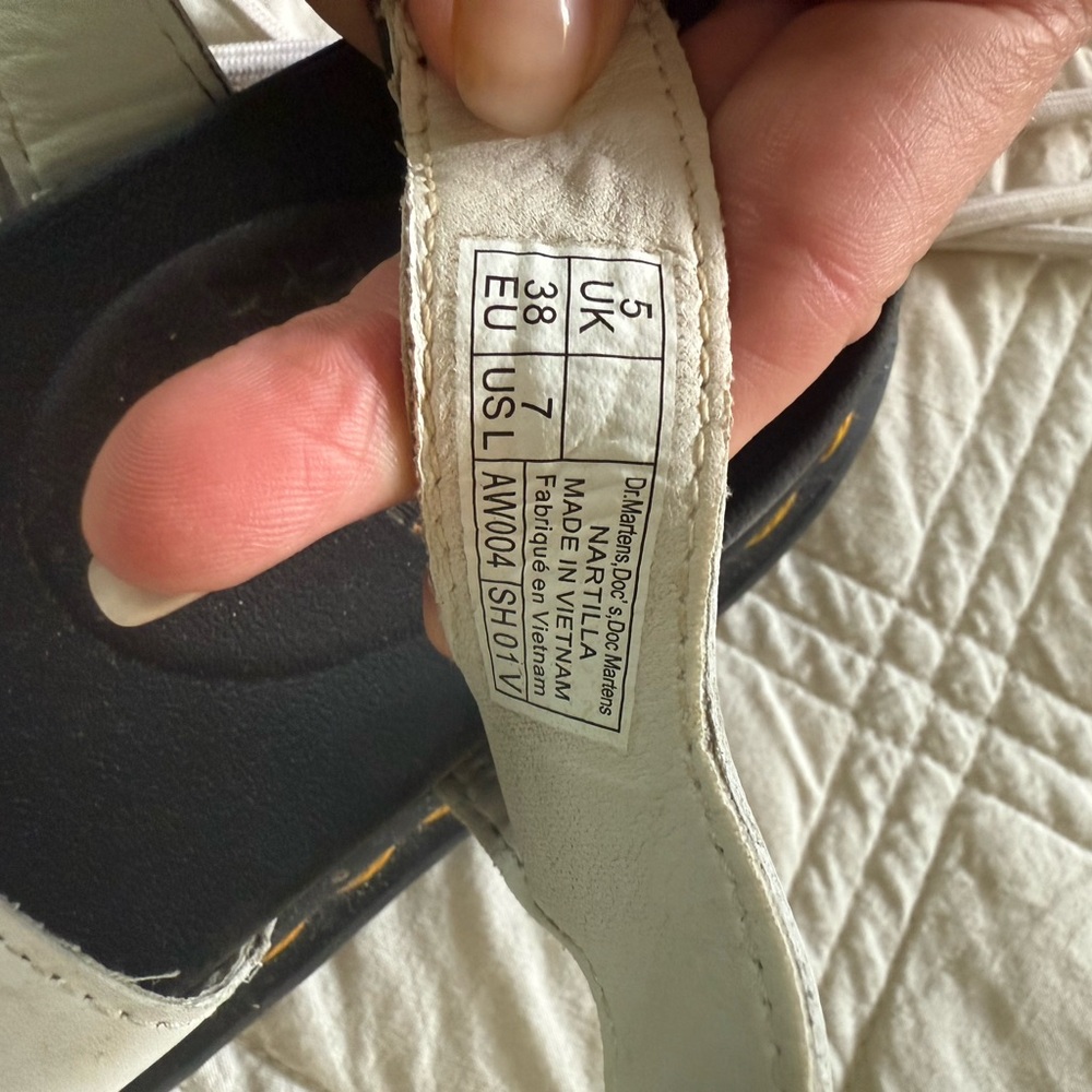 Dr. Martens White Sandals - Picture 3 of 3
